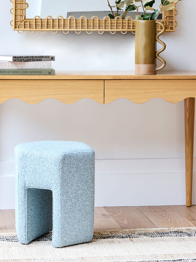 Fennel Upholstered Stool Detail 6 - TULLABEE