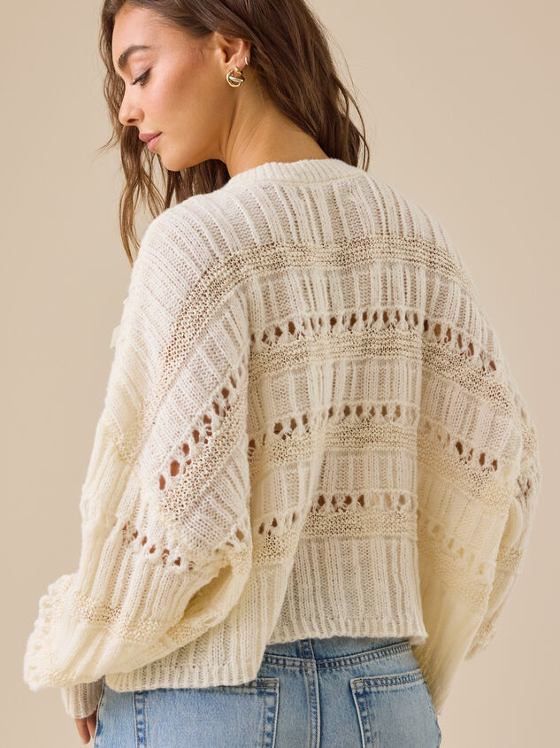 Cate Bow Sweater Detail 5 - TULLABEE