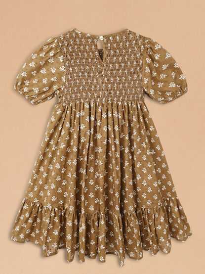 Lydia Golden Fleur Dress By Rylee + Cru - TULLABEE