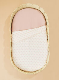 Vintage Mini Bow Swaddle Detail 2 - TULLABEE