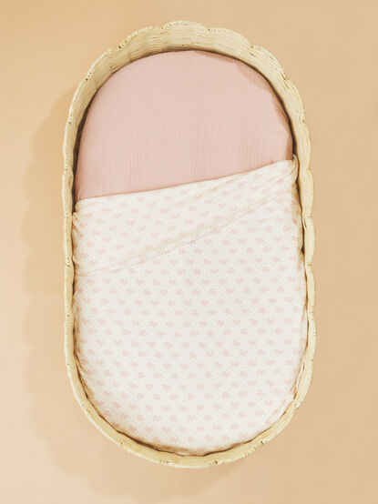 Vintage Mini Bow Swaddle - TULLABEE