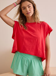 Moonlit Circle Back Tee Detail 4 - TULLABEE