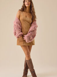 Elaine Corduroy Mini Dress Detail 2 - TULLABEE