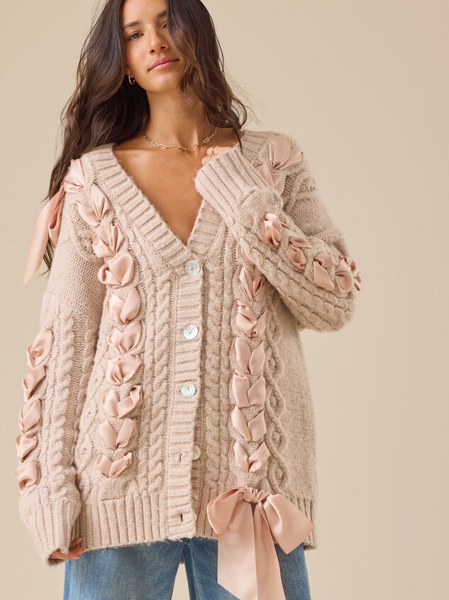 Ember Ribbon Cardigan - TULLABEE