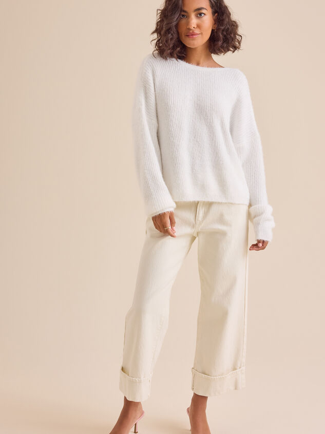 Amiah Twist Back Sweater Detail 3 - TULLABEE