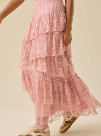 Everly Lace Midi Skirt Detail 4 - TULLABEE