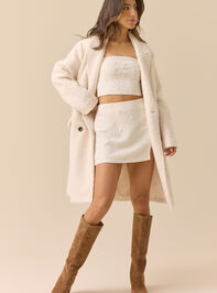 Swan Tweed Pearl Skirt - TULLABEE