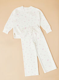 Floral Weekender Wide Pants Detail 2 - TULLABEE