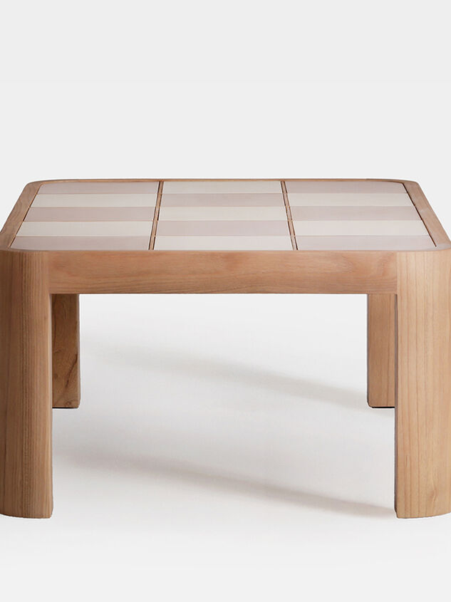 Audrey Wood Coffee Table Pink Detail 4 - TULLABEE