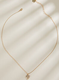 Bow Charm Necklace Detail 2 - TULLABEE