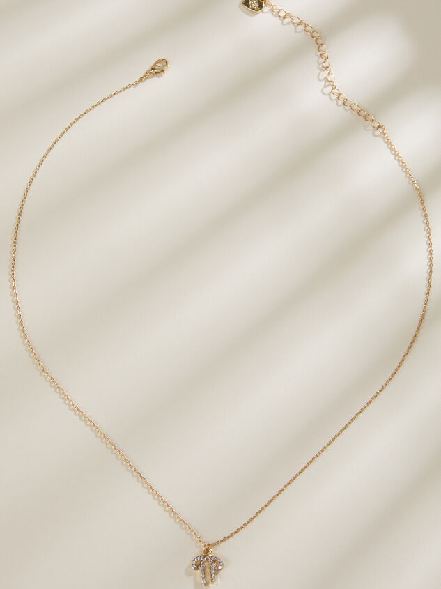 Bow Charm Necklace Detail 2 - TULLABEE
