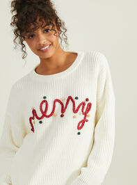 Merry Stitch Mama Sweater Detail 3 - TULLABEE