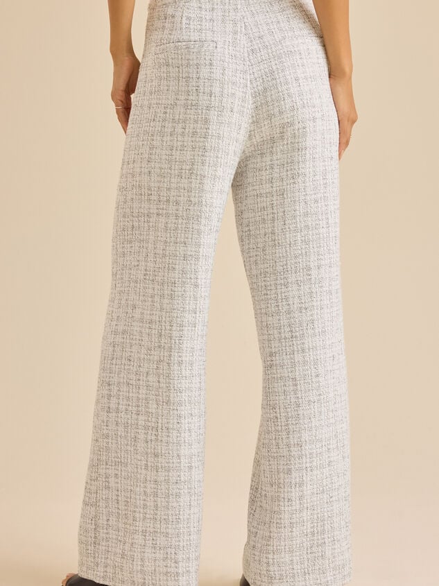 Devyn Tweed Pants Detail 5 - TULLABEE