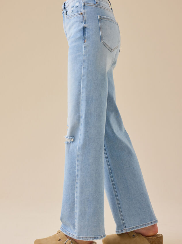 Cambrie Straight Leg Jeans Detail 3 - TULLABEE