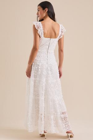 Kallie Lace Tiered Maxi Dress - Altar'd State