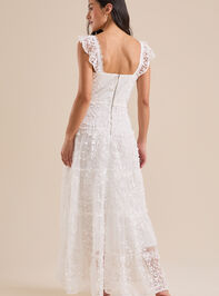 Kallie Lace Tiered Maxi Dress Detail 5 - TULLABEE