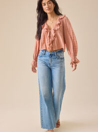 Emily Ruffle Top Detail 2 - TULLABEE