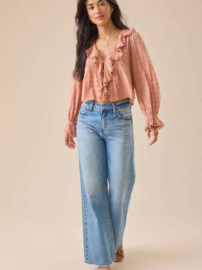 Emily Ruffle Top - TULLABEE