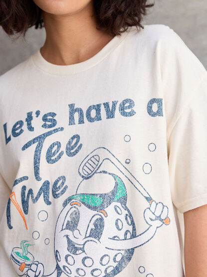 Tee Time Oversized Tee - TULLABEE
