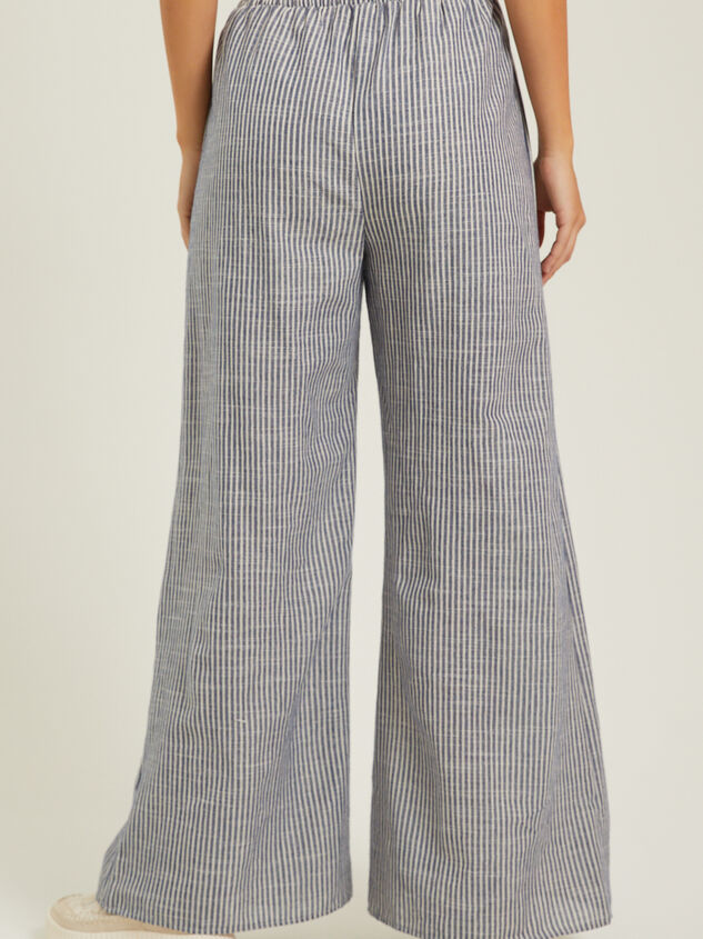 Margi Striped Pants Detail 4 - TULLABEE