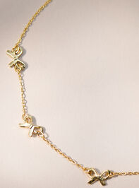 Gold Bow Station Choker - TULLABEE