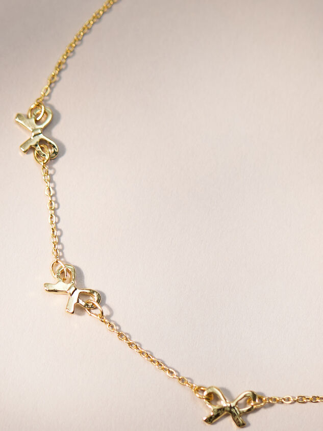 Gold Bow Station Choker - TULLABEE
