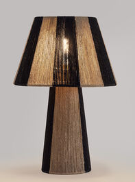 Gwen Jute Table Lamp Detail 3 - TULLABEE