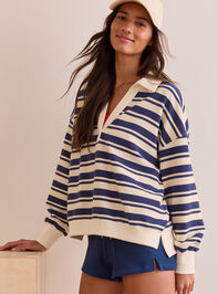 Baseline Waffle Pullover Detail 2 - TULLABEE