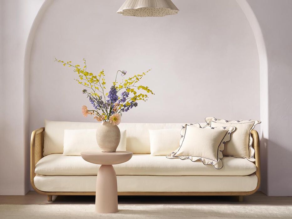 Ama Upholstered Sofa - TULLABEE - 
