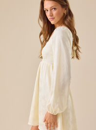 Alexa Long Sleeve Mini Dress Detail 4 - TULLABEE