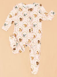 Floral Farm Friends Footie Detail 2 - TULLABEE