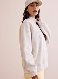 Lucky Mockneck Pullover Detail 3 - TULLABEE