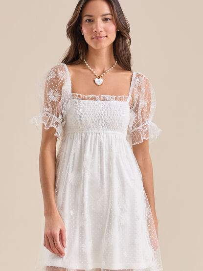 Kalia Babydoll Mini Dress - TULLABEE
