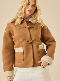 Aven Suede Jacket Detail 2 - TULLABEE