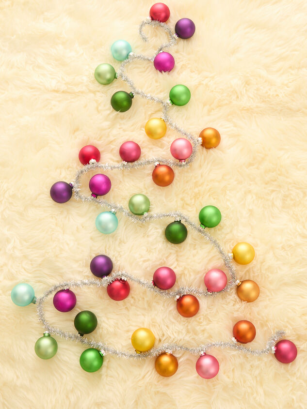 Colorful Christmas Tinsel Garland - TULLABEE