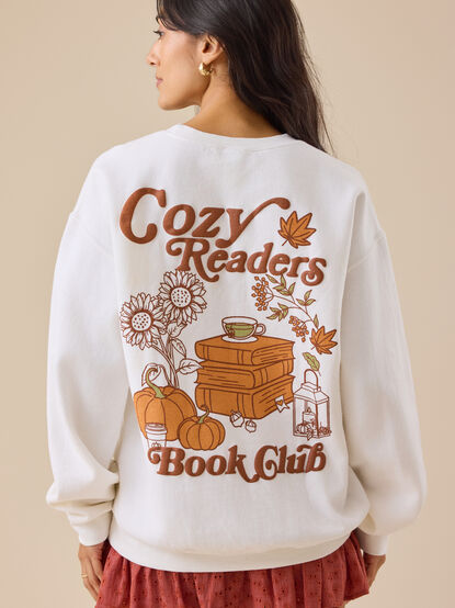 Cozy Readers Book Club Pullover - TULLABEE