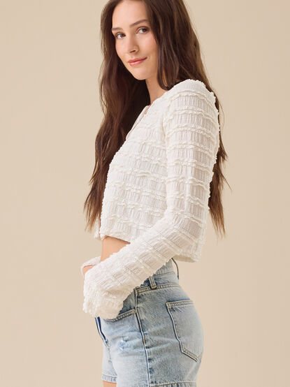 Brianna Lace Ruffle Top - TULLABEE