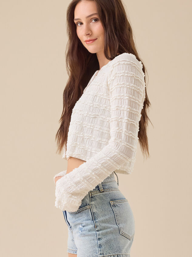 Brianna Lace Ruffle Top Detail 2 - TULLABEE