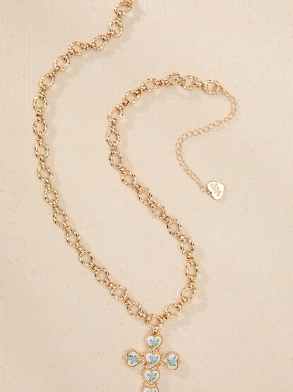 Heart & Faith Cross Necklace - TULLABEE