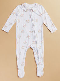 Vintage Rocking Horse Footie Detail 2 - TULLABEE