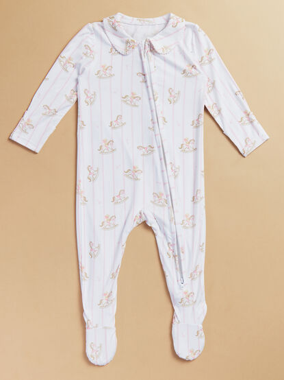 Vintage Rocking Horse Footie - TULLABEE