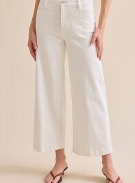 Eda Wide Leg Jeans Detail 4 - TULLABEE