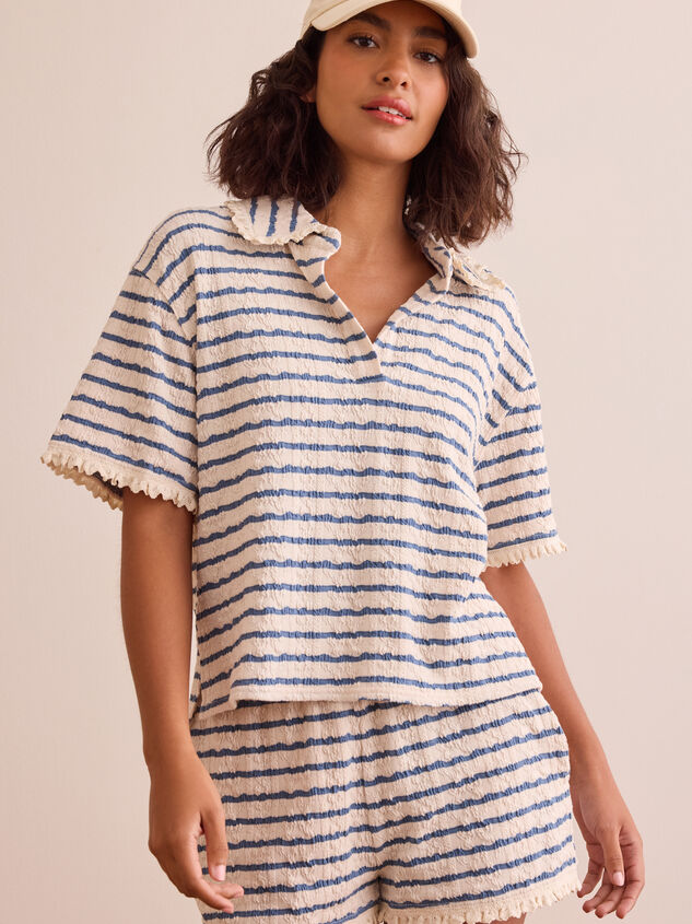 Montauk Striped Polo - TULLABEE
