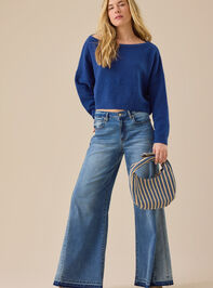Ainsley Boat Neck Sweater Detail 4 - TULLABEE