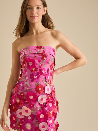 Hadley Floral Mini Dress - TULLABEE