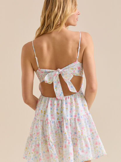 Eliza Floral Mini Dress - TULLABEE