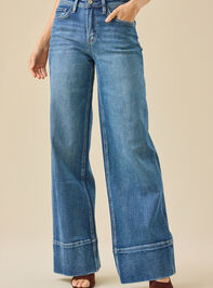 Liberty Wide Leg Jeans Detail 2 - TULLABEE