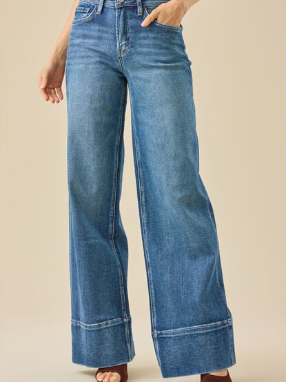 Liberty Wide Leg Jeans - TULLABEE