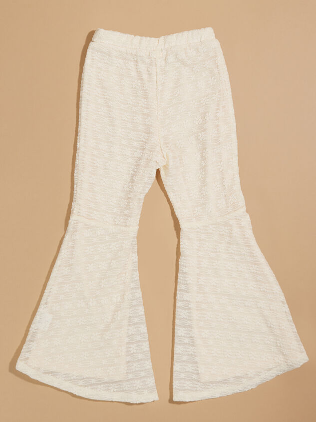 Madi Lace Flare Pants Detail 2 - TULLABEE