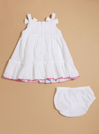 Laurie Flower Dress and Bloomer Set Detail 2 - TULLABEE